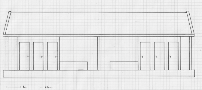 Rückseite der Schule