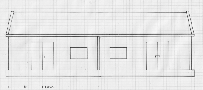 Vorderseite der Schule